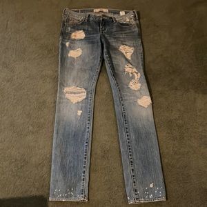 Hollister ripped jeans